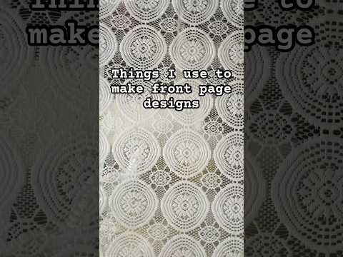Material required to make #frontpagedesign #projectworkdesigns #art #projectdesigns #doodle #diy