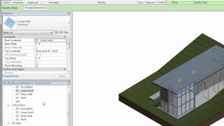 Revit LT Getting Started: Placing a Curtain Wall