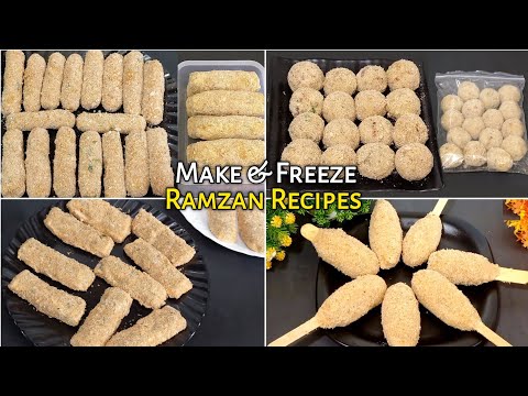 Make and Freeze Chicken Recipes | Iftar Snacks Recipes | Ramadan Special Recipes 2025