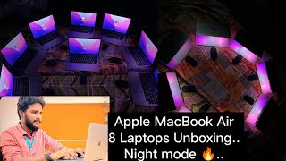 Apple MacBook Air 8 Laptops Unboxing | Macbook Air - Day and Night modes video #laptop #macbook