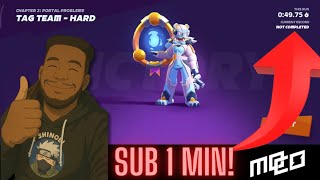 👊 Tag Team – HARD MODE Speedrun | Sub-1 Minute Clear! | MO.CO Chapter 2 ⚡