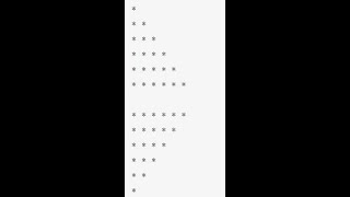 Python Program Two Star Pyramids Pattern #shorts