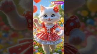 🥰 cute cat dance 🎉#shortsfeed #cat #cute #catdance #dancingcat #dubidubidu#shorts #cutecat#babyshark