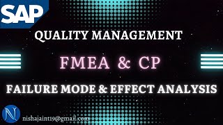 SAP QM | FMEA | CP | Failure Mode & Effect Analysis & Control Plan | SAP Quality Management #sapqm