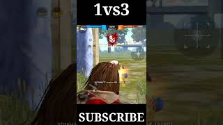 MIPOSSIBLE 1VS4 Against pro grandmaster squad 💀 #shorts# freefire #gwkaran