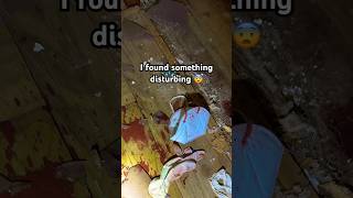 I found something disturbing in this abandoned house #urbex #abandoned #creepy #shorts
