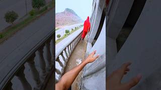 moneyheist rooftop parkour Free running pov 🥳#rooftop #parkourfreerun #parkourlife #shortslife
