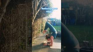 Rediscover your magic. Shine bright. #yoga #outdooryoga #findyourmagic #scorpionforearmstamd