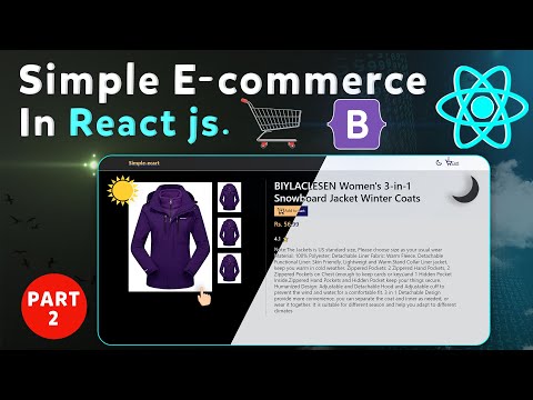 E-commerce App in React js | React js Shopping Cart | Add to cart react |  PART-2