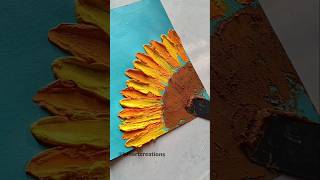 OMG!🤯 One stroke flower painting(✿ʘ⁠ᴗ⁠ʘ⁠✿⁠) #painting #shorts #flowerpainting #shortvideo #easy #art