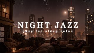Mellow Piano Night Jazz & Soft Rain: Soothing Ambience for a Quiet Night of Reflection and Sleep