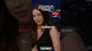 Ana de Armas: SNL experience and U.S. citizenship | #shorts #shortsfeed #viral @fallontonight