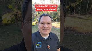 Resume tip to stop losing interviews! #careercoach #resumetips #resumehelp #resume #jobhunt