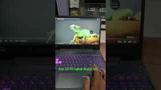 Asus Tuf f15 budget gaming laptop 4k video test👏 #viral #shorts #youtubeshorts