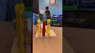 Crash! Smash! A 7-Year-Old’s Robot Bulldozer Destroys Pillars!