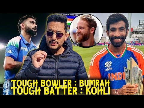 Kane Williamson choose Bumrah as toughest bowler & Virat Kohli as toughest batsman in rapid fire 🔥