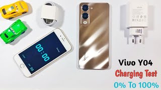 Vivo Y04 Charging Speed Test | Time | 5500Mah | 0% To 100% Complete Charged | 15Watt Wired Charger