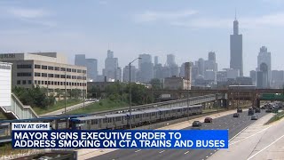 Chicago mayor signs executive order to address smoking on CTA