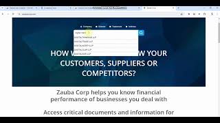 How to scrape company data  from zaubacorp