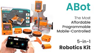 Avishkaar ABot | 5-in-1 Programmable Robotics Kit | Mobile App Controlled