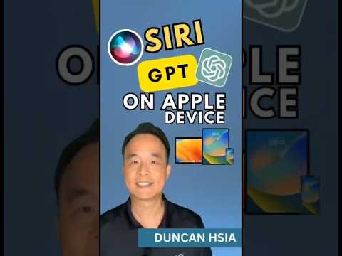 Siri & ChatGPT 3.5 Turbo:  The Ultimate AI Duo Transforming Your Apple Device #Siri #ChatGPT #Shorts