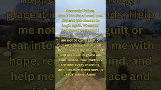 Daily Prayer - Prayer for a Fresh Start #faith #love #godcares #godisgood  #freshstart