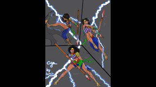 How to draw Lightning with MediBang paint with PC