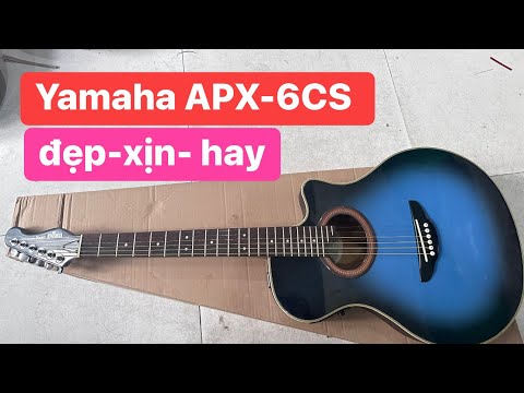 Đàn guitar Yamaha APX-6CS cao cấp. Giá: 4tr500k. guitar Yamaha 0936057750