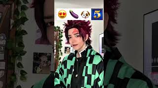 Tanjiro's 2025 filter💀 #amyshan #demonslayer #anime #kny #cosplay #edit #tanjiro