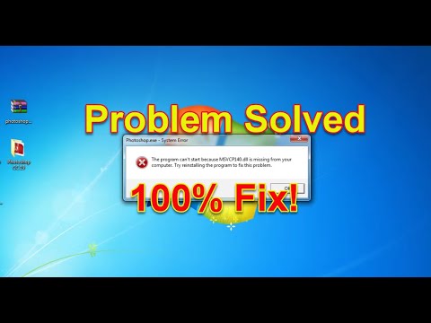 The program can't start because MSVCP140.dll is missing from your computer | msvcp140.dll Missing