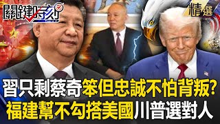 Is Cai Qi the only one left who is stupid but loyal? Did Fujian help Trump choose the right person?