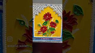 Easy lippan art for beginners🎨#pichwaiart #lippanart #handcrafted