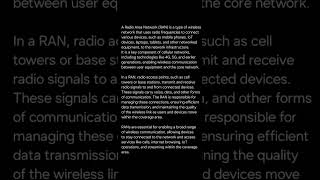 Ron Legarski Defines Radio Area Network (RAN) @solveforce