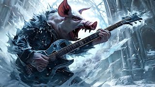 I'm Freezing - The Hog Lords Awakening | Metal AI Music Video