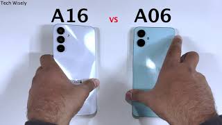 SAMSUNG A16 vs A06 - Speed Test