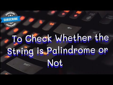 💥To Check Whether the String is Palindrome or Not | Simple Python coding Using pycharm - TAMIL