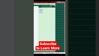 School Management Accounting in Tally ERP9/ Tally Prime (Part - 1) #shorts #tally #schoolmanagement