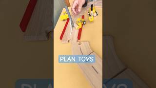 PLANTOYS(プラントイ)ロードコンストラクションセット　#plantoys #はたらくくるま　#トミカ #工事車両　#道路　#木のおもちゃ　#ショベルカー　#ロードローダー