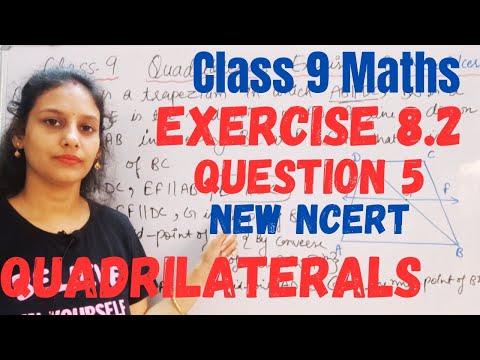 Class 9 Maths | Exercise 8.2, Question 5 | Quadrilaterals | New Ncert #class9 #cbse #ncert #youtube