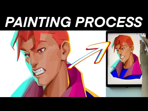 PROCREATE Illustration ✨ DIGITAL PAINTING PROCESS  | Tanalieku