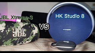 BASS BATTLE! HK Studio 8 Vs JBL Xtreme 3, which is the best-party speaker