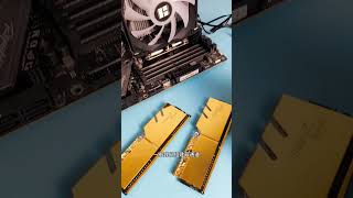 電腦記憶體條如何安裝？❤️ How do I install a computer memory module?  #電腦