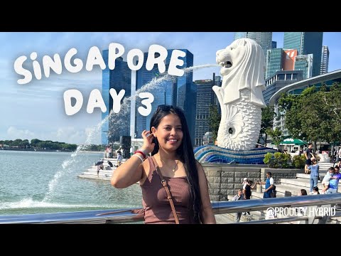 Exploring Singapore Day 3: Iconic Merlion, Haji Lane, Art & Science Museum, and Marina Bay Sands! 🌆✨