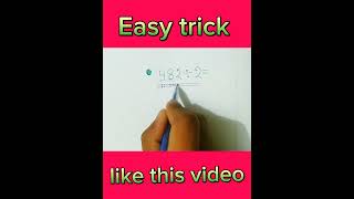 new Division trick . #maths #mathstricks #mathsolution #shortvideo #shorts #short #mathsking.