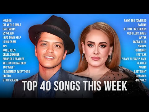 Top 40 Songs This Week 2025 🎤  Bruno Mars, Dua Lipa, Adele, Lady Gaga, The Weeknd, Taylor Swift