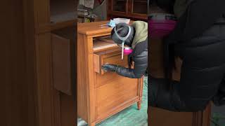 RESTORE FURNITURE WITHOUT SANDING (i made $300) #furnituremakeover #diy  #furnitureflip