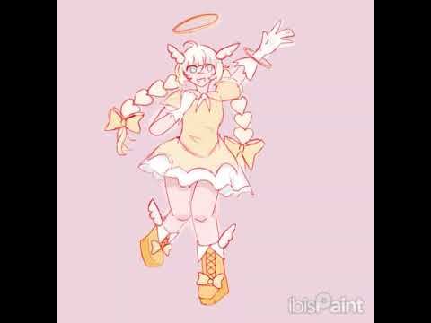 Silly Angel magical girl drawing!! #artist #art #digitalart