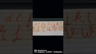 English Calligraphy alphabet uppercase and lowercase #uppercaseletters #lowercaseletters #calligraoh