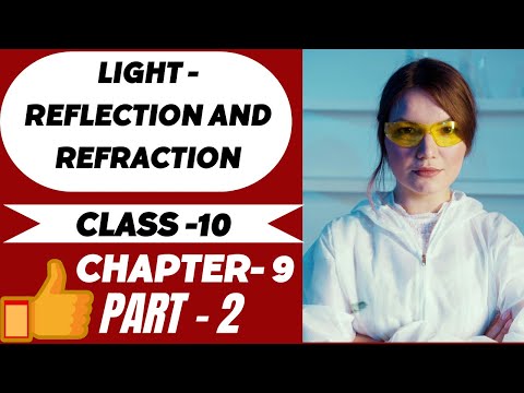 Class 10th chapter 9 Light - Reflection and Refraction. Physics