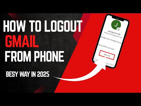 Gmail Logout Kaise Kare | Gmail Account Logout Kaise Kare | How To Logout Gmail From Phone In 2025